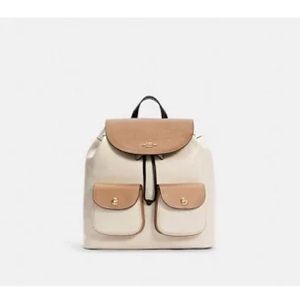 Authentic Pennie Coach Colorblock Backpack With Wallet